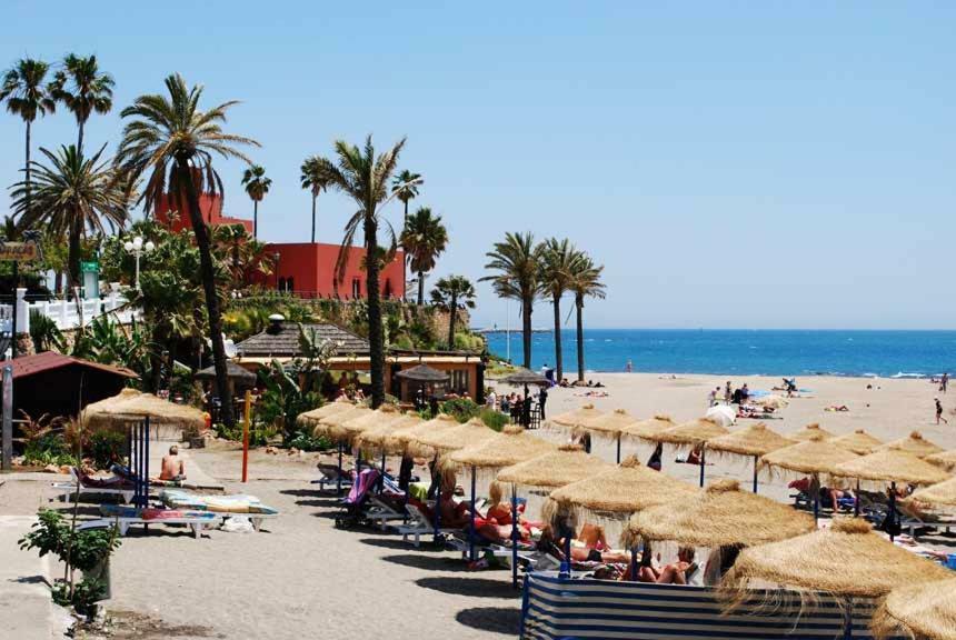 Apartamento Sun Beach ベナルマデナ エクステリア 写真